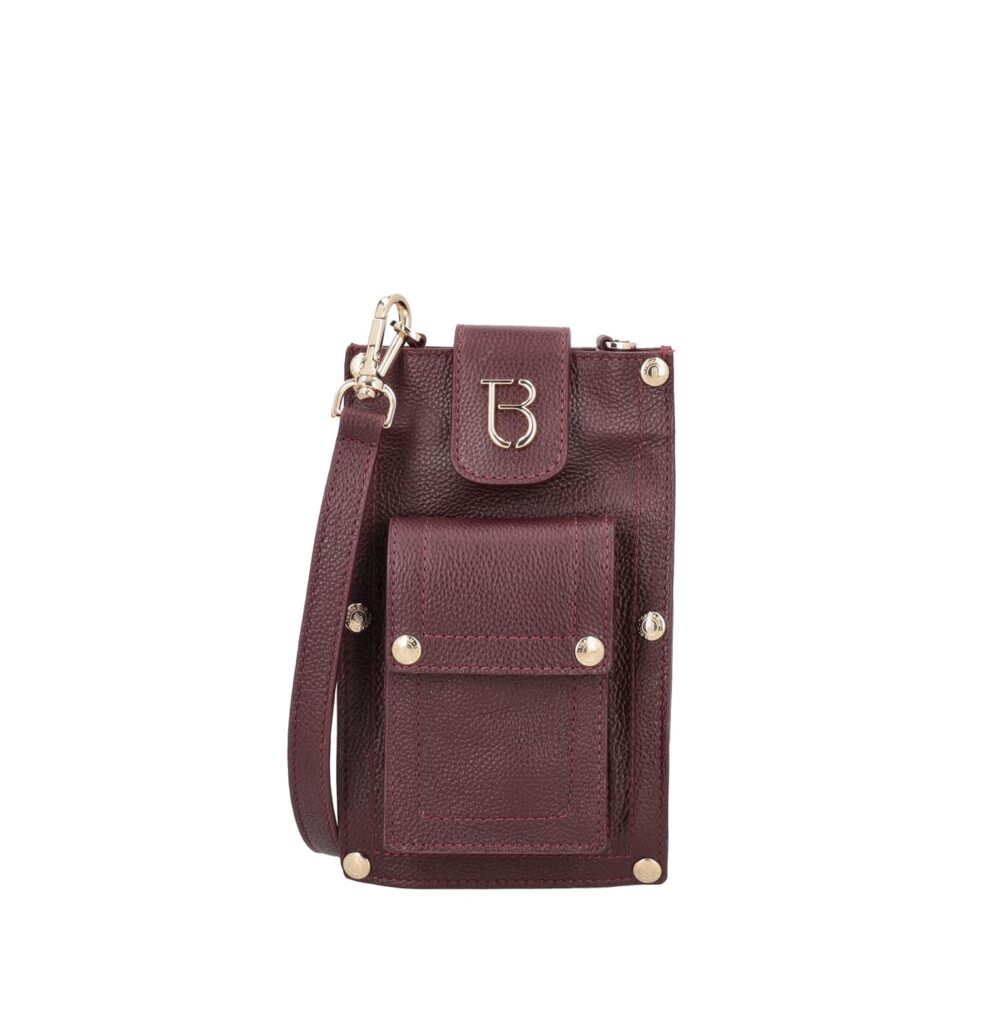 Tosca Blu Elodie usnjena torbica za telefon – Bordeaux