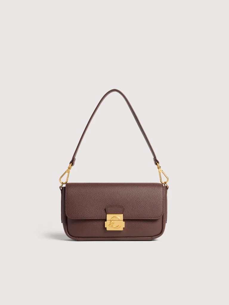 COCCINELLE C-Me Lock Medium usnjena torbica – Berry